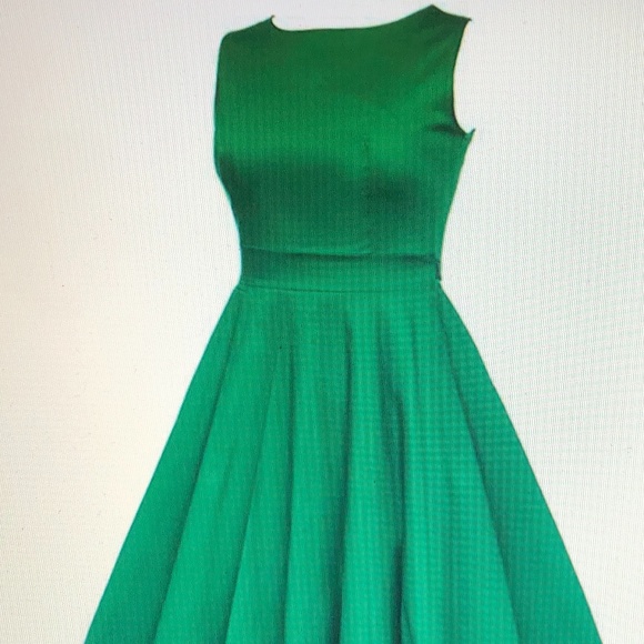 NWOT BLACK Sleeveless 50s Vintage Rockabilly - Picture 4 of 5